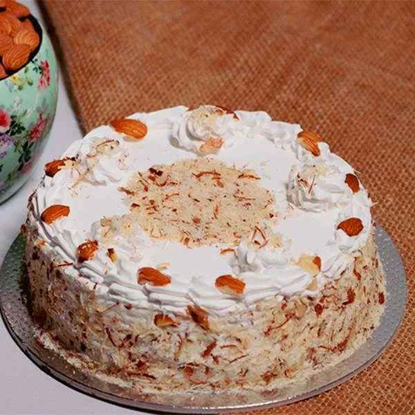 Vanilla Almond Cake - Bake N Bloom