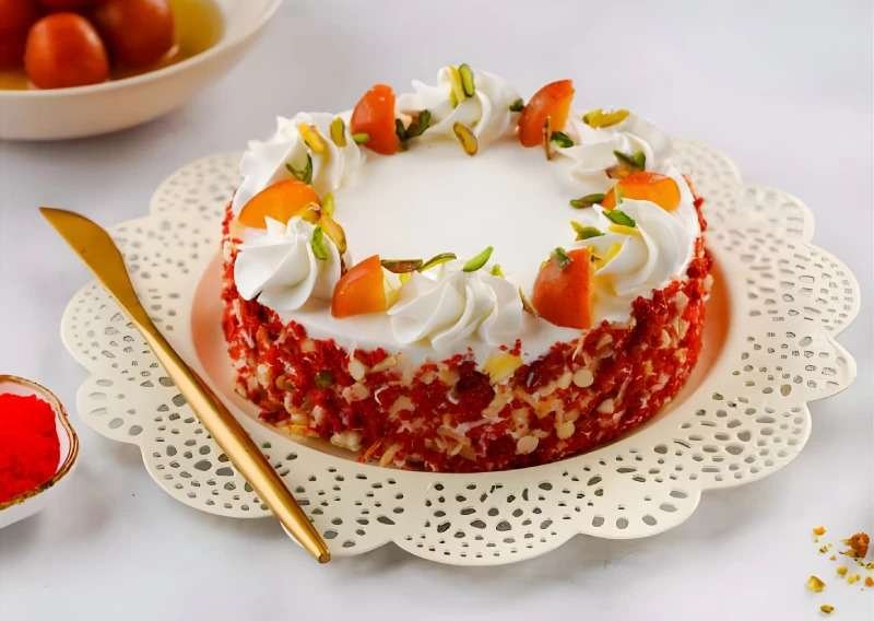 Gulab Jamun Cake