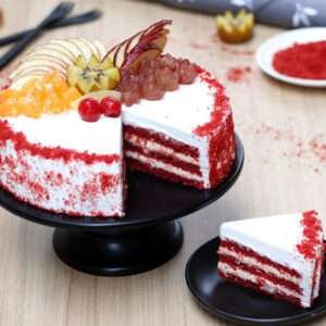 Fruity Velvet cake